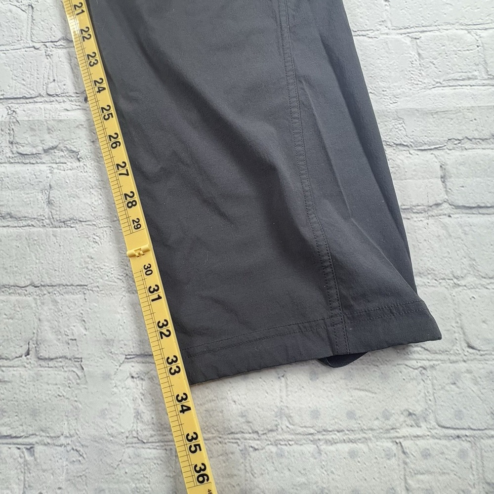 prAna Large Tall WOMENS SUMMIT PANTS Black Stretch - Picture 8 of 10